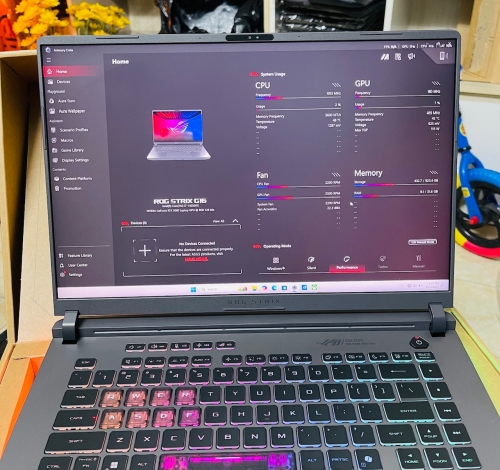 Laptop ASUS ROG Strix G16 G615JMR-S5155W (Intel Core i7-14650HX | RTX 5060 8GB | 16 inch 2.5K IPS 240Hz | 32GB | 1TB | Win 11 | Xám)